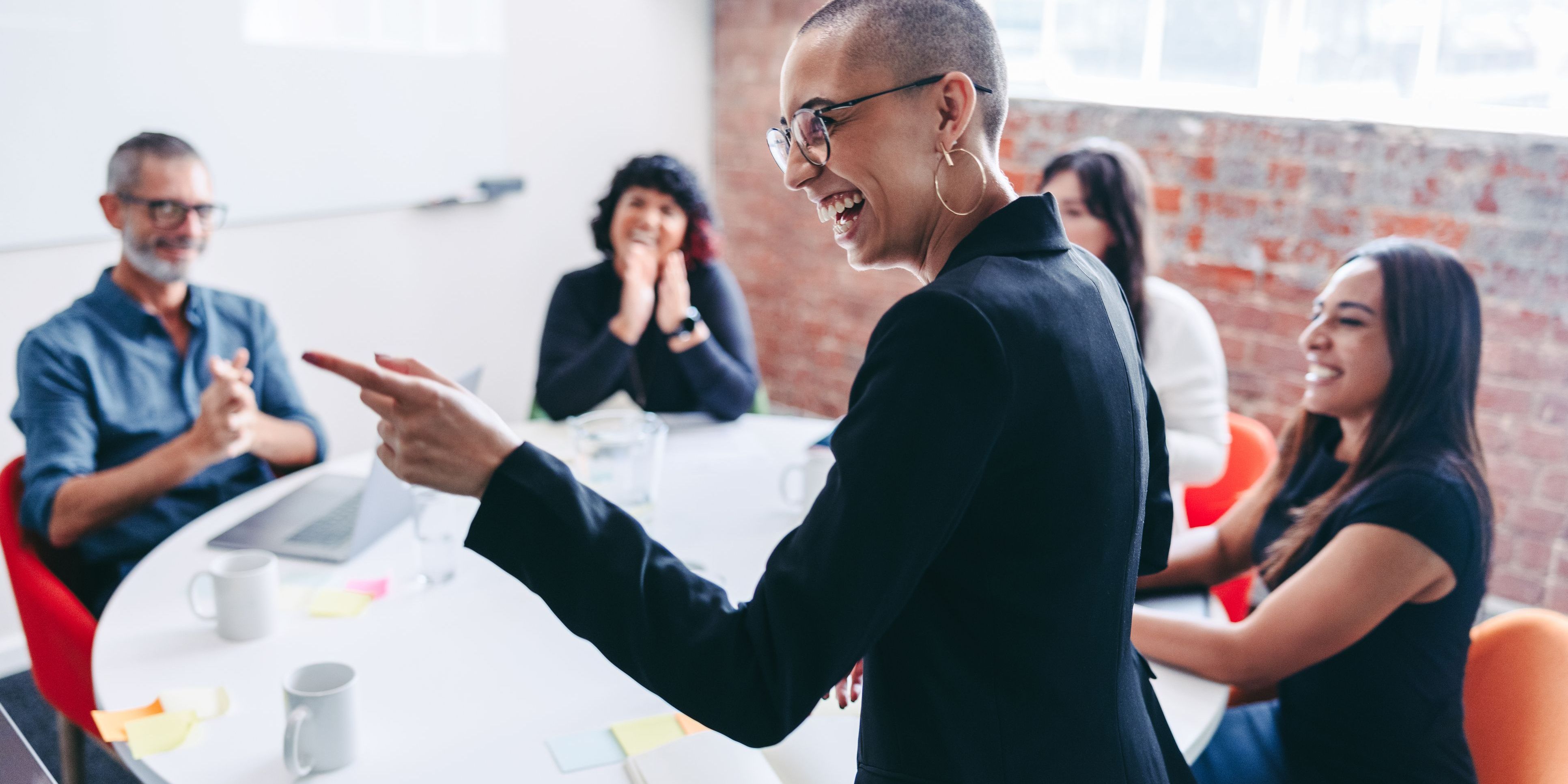A diversity and inclusion consultant raising awareness among employees.
